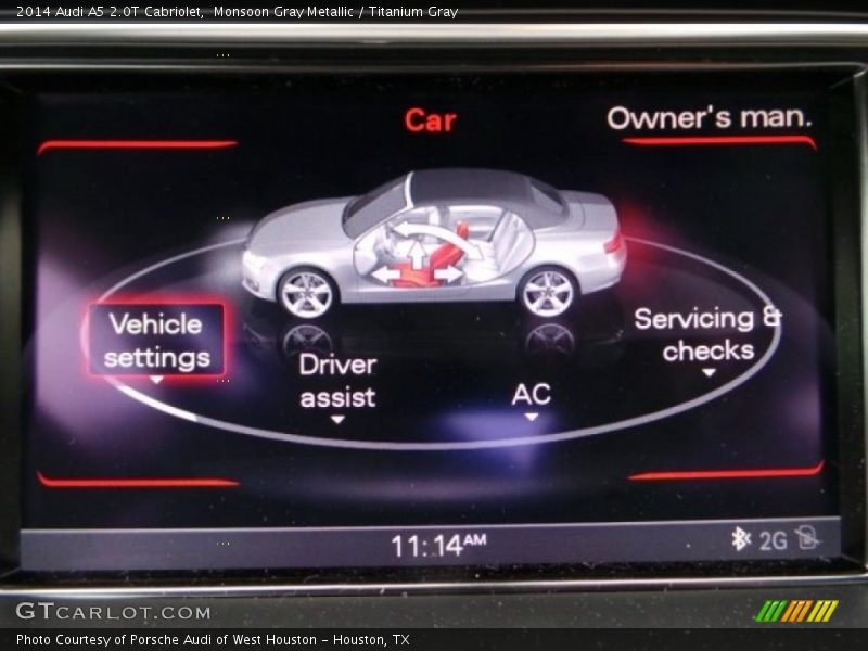 Monsoon Gray Metallic / Titanium Gray 2014 Audi A5 2.0T Cabriolet