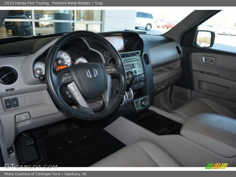 Polished Metal Metallic / Gray 2010 Honda Pilot Touring