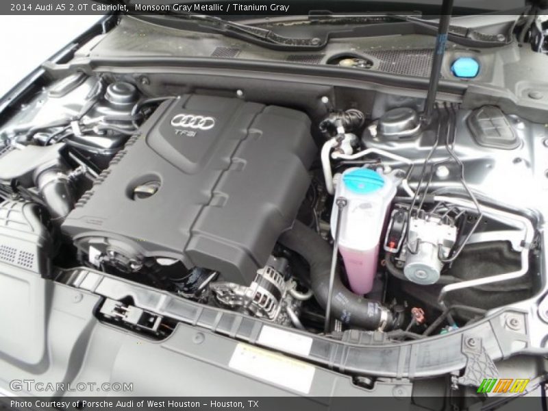  2014 A5 2.0T Cabriolet Engine - 2.0 Liter Turbocharged FSI DOHC 16-Valve VVT 4 Cylinder