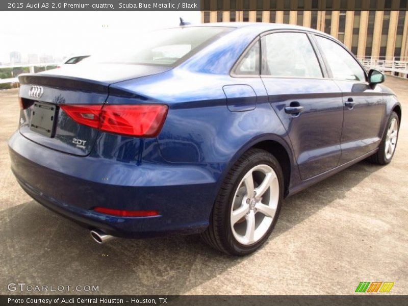 Scuba Blue Metallic / Black 2015 Audi A3 2.0 Premium quattro