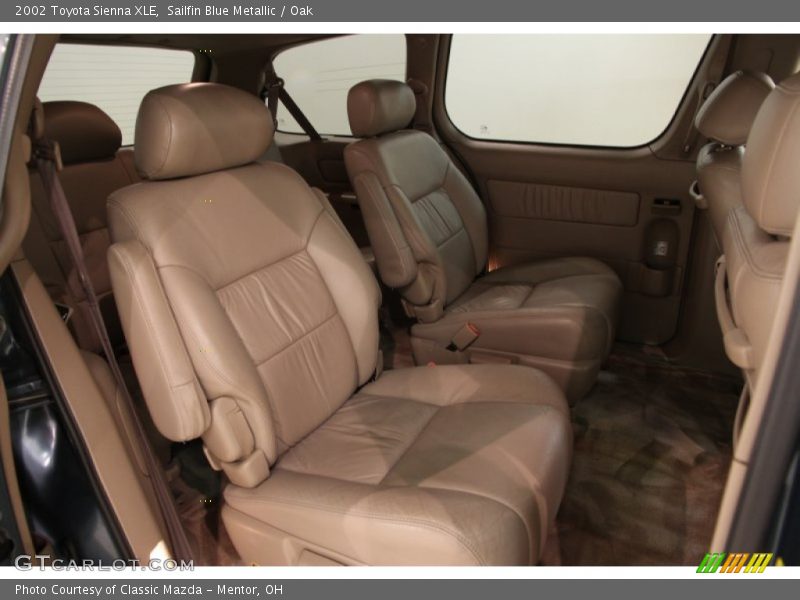 Rear Seat of 2002 Sienna XLE