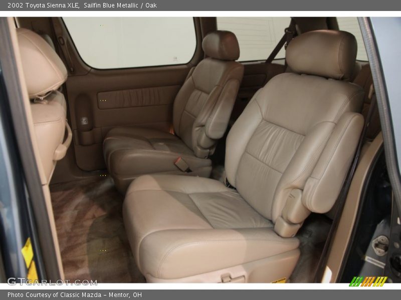 Rear Seat of 2002 Sienna XLE