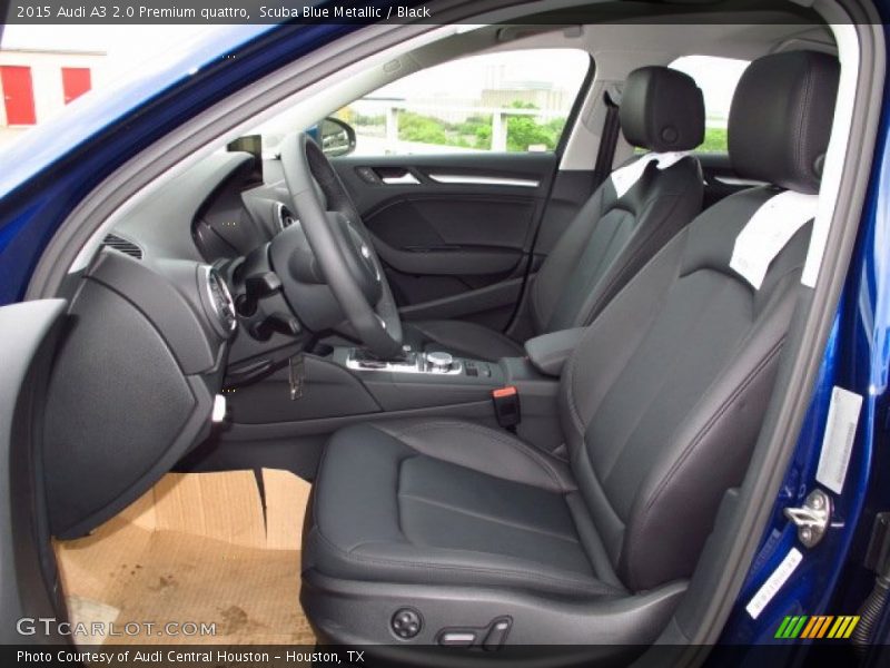 Scuba Blue Metallic / Black 2015 Audi A3 2.0 Premium quattro