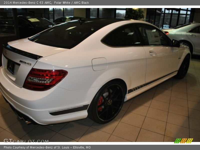 Polar White / AMG Black 2014 Mercedes-Benz C 63 AMG