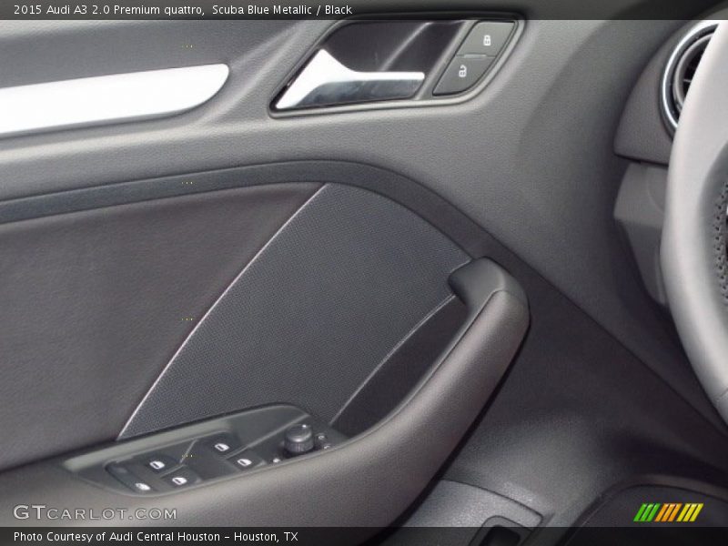 Scuba Blue Metallic / Black 2015 Audi A3 2.0 Premium quattro