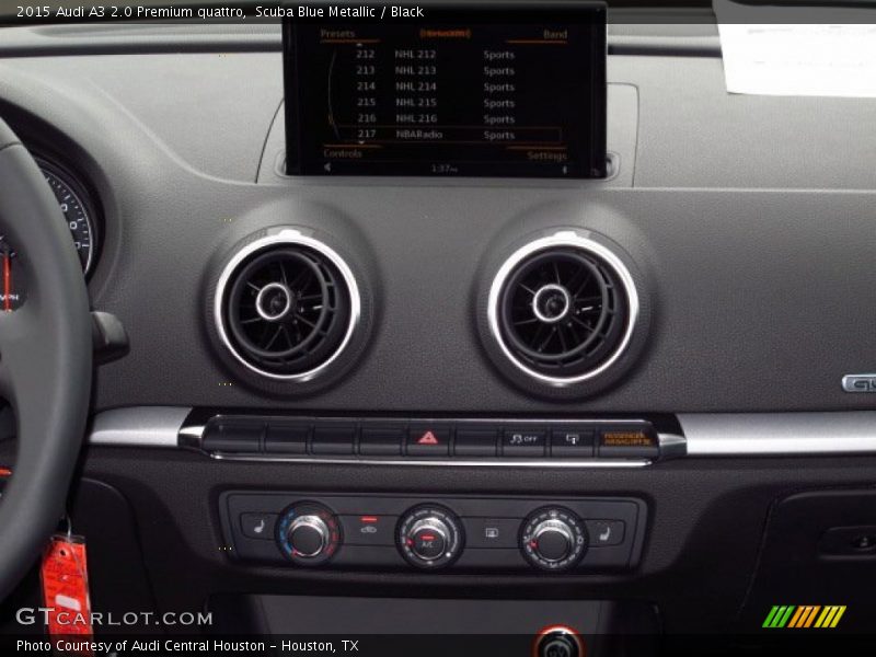 Scuba Blue Metallic / Black 2015 Audi A3 2.0 Premium quattro