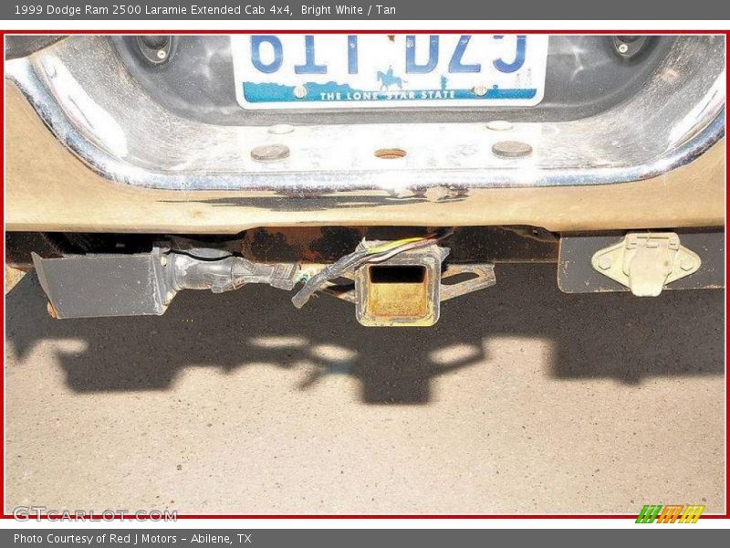 Bright White / Tan 1999 Dodge Ram 2500 Laramie Extended Cab 4x4