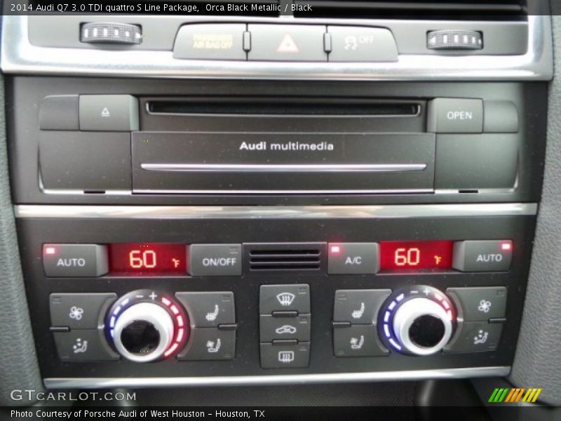 Orca Black Metallic / Black 2014 Audi Q7 3.0 TDI quattro S Line Package