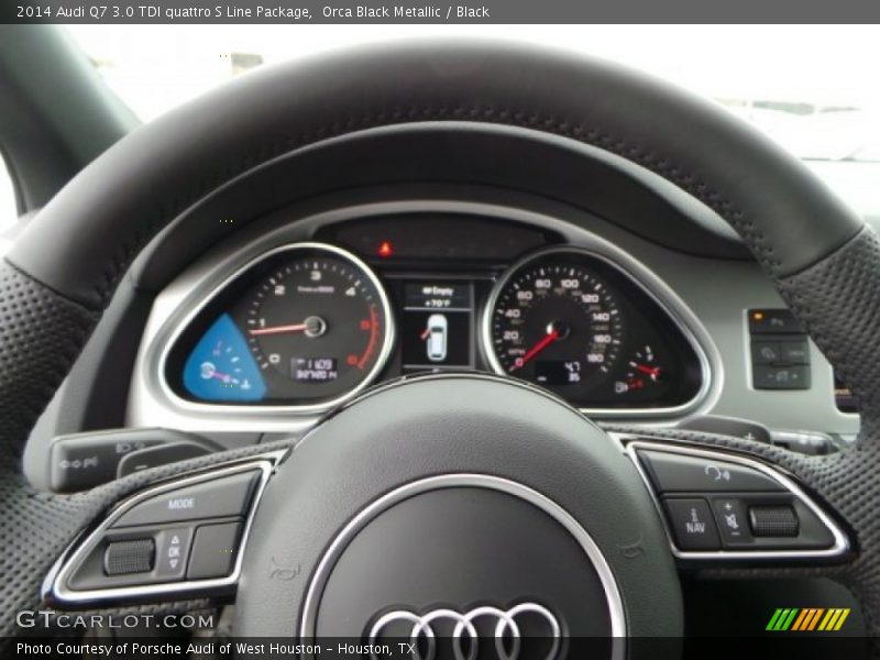 Controls of 2014 Q7 3.0 TDI quattro S Line Package