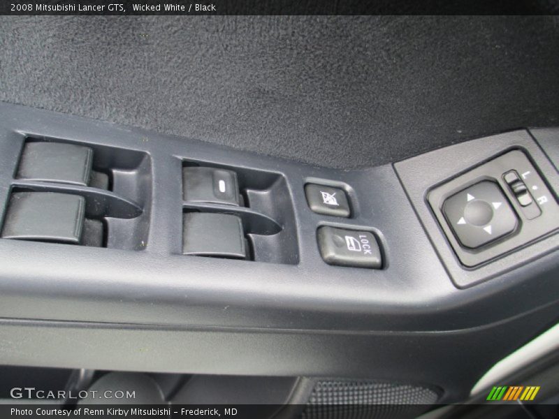 Wicked White / Black 2008 Mitsubishi Lancer GTS