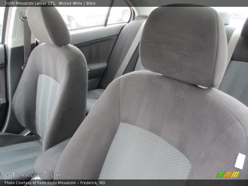 Wicked White / Black 2008 Mitsubishi Lancer GTS