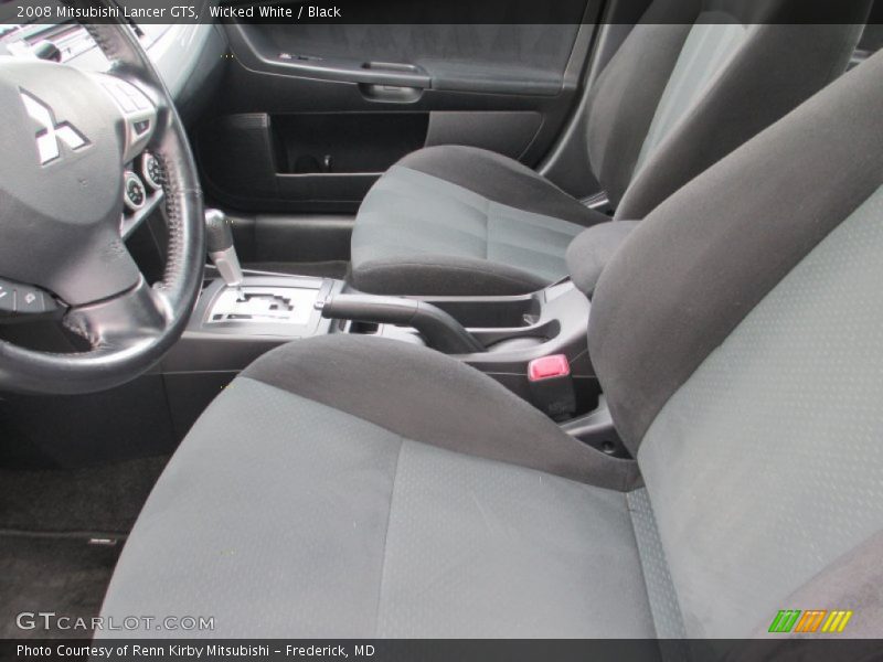 Wicked White / Black 2008 Mitsubishi Lancer GTS