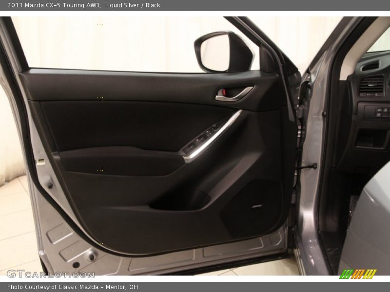 Liquid Silver / Black 2013 Mazda CX-5 Touring AWD