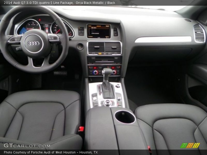 Orca Black Metallic / Black 2014 Audi Q7 3.0 TDI quattro S Line Package