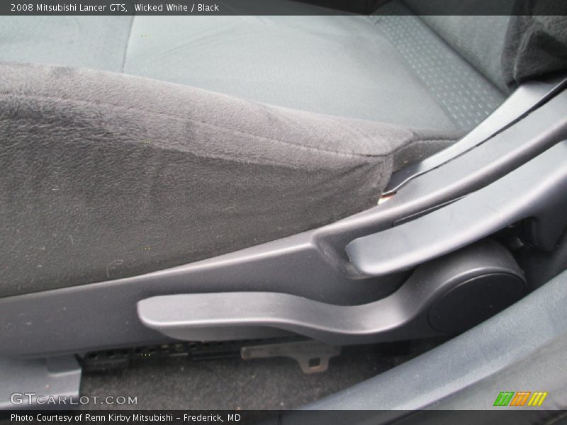 Wicked White / Black 2008 Mitsubishi Lancer GTS