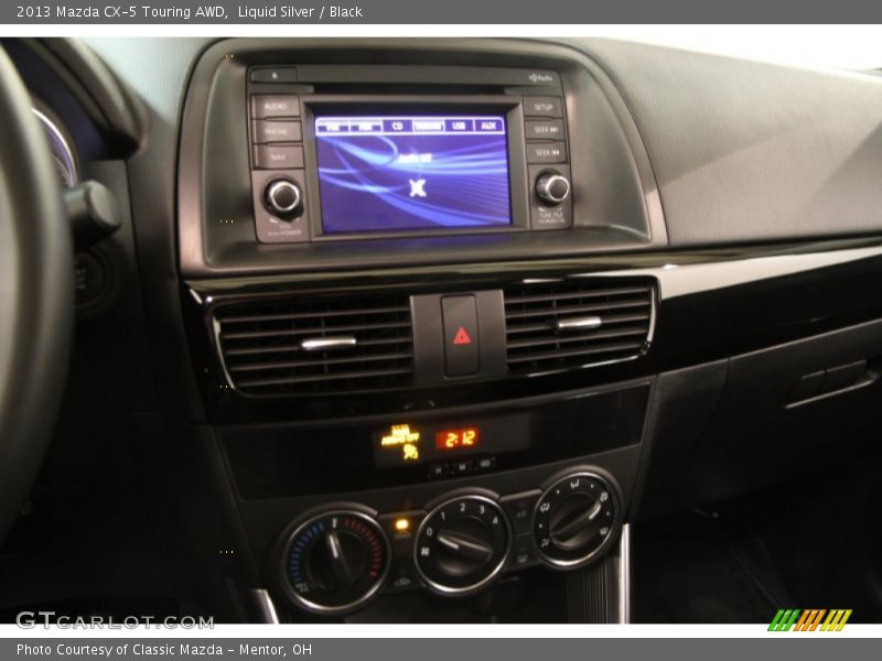 Liquid Silver / Black 2013 Mazda CX-5 Touring AWD