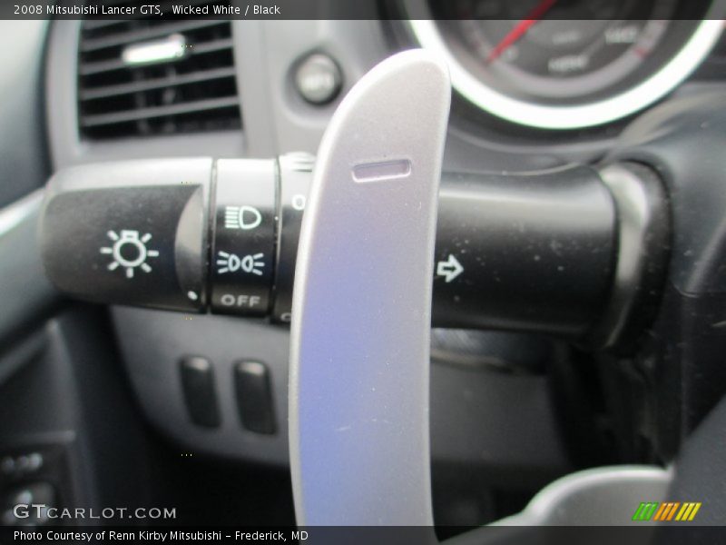 Wicked White / Black 2008 Mitsubishi Lancer GTS