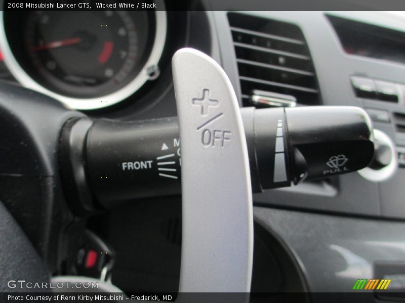 Wicked White / Black 2008 Mitsubishi Lancer GTS