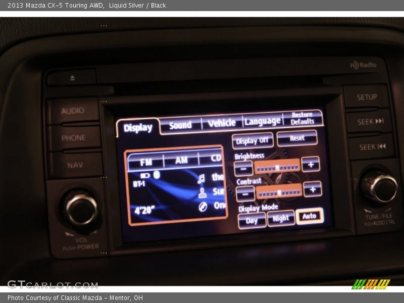 Liquid Silver / Black 2013 Mazda CX-5 Touring AWD