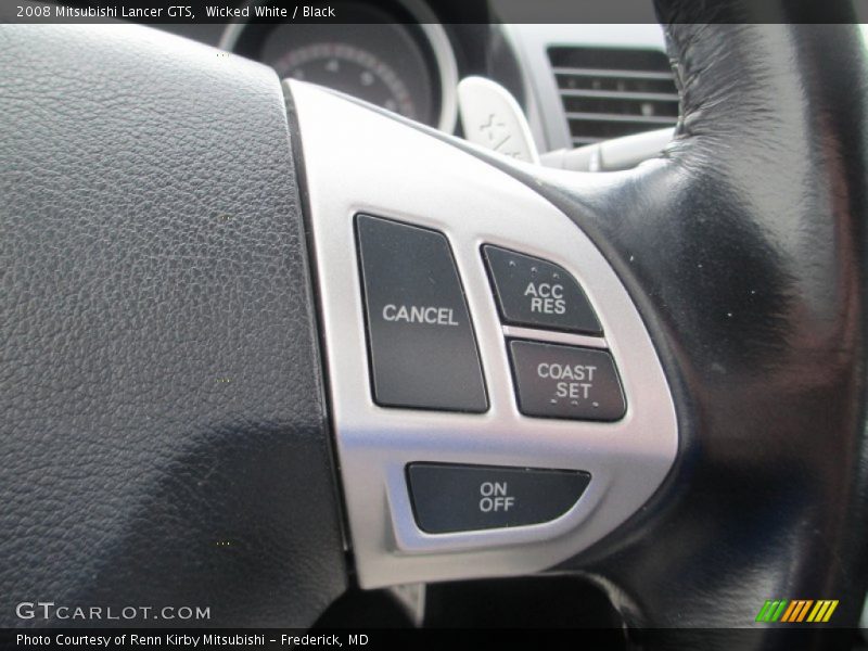 Wicked White / Black 2008 Mitsubishi Lancer GTS