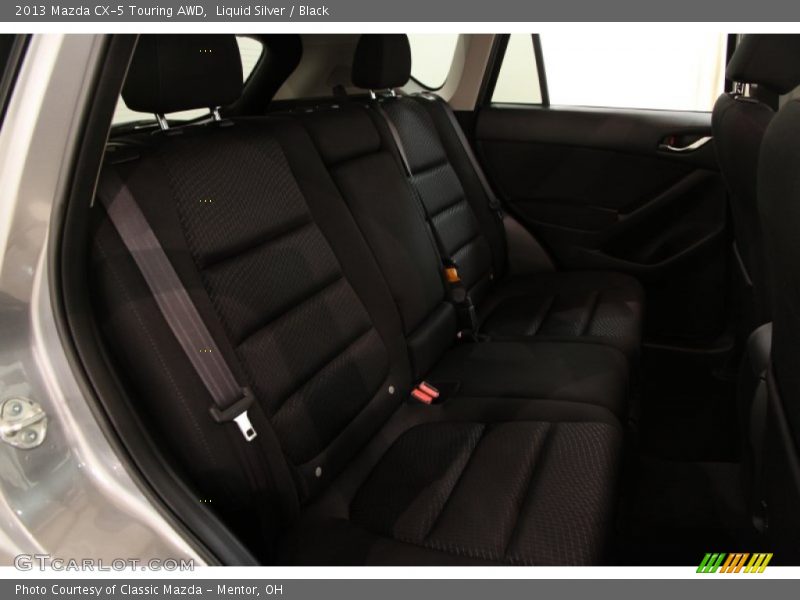 Liquid Silver / Black 2013 Mazda CX-5 Touring AWD