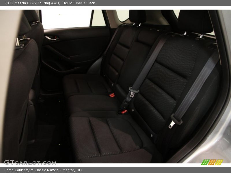 Liquid Silver / Black 2013 Mazda CX-5 Touring AWD