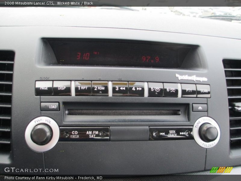 Wicked White / Black 2008 Mitsubishi Lancer GTS
