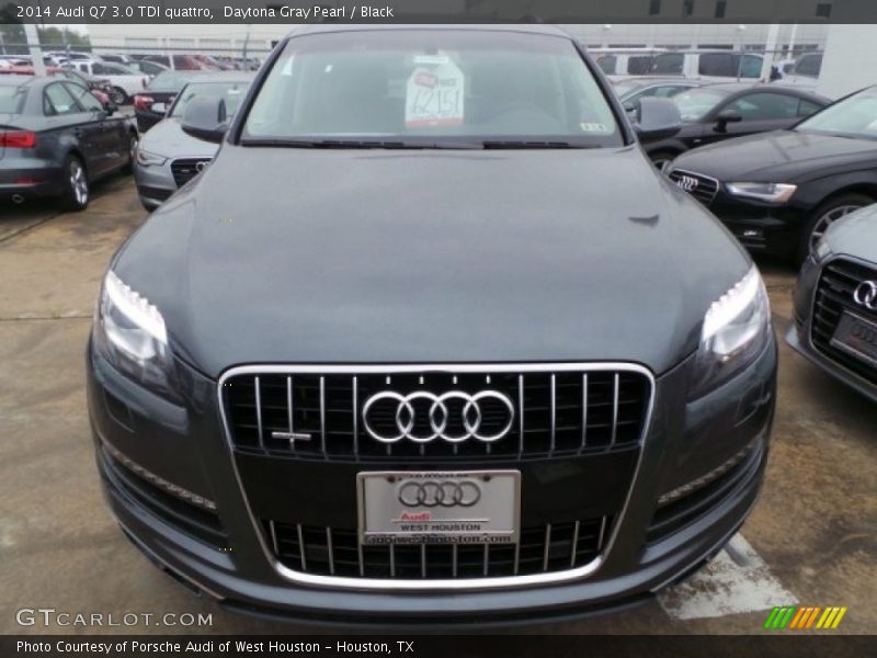 Daytona Gray Pearl / Black 2014 Audi Q7 3.0 TDI quattro