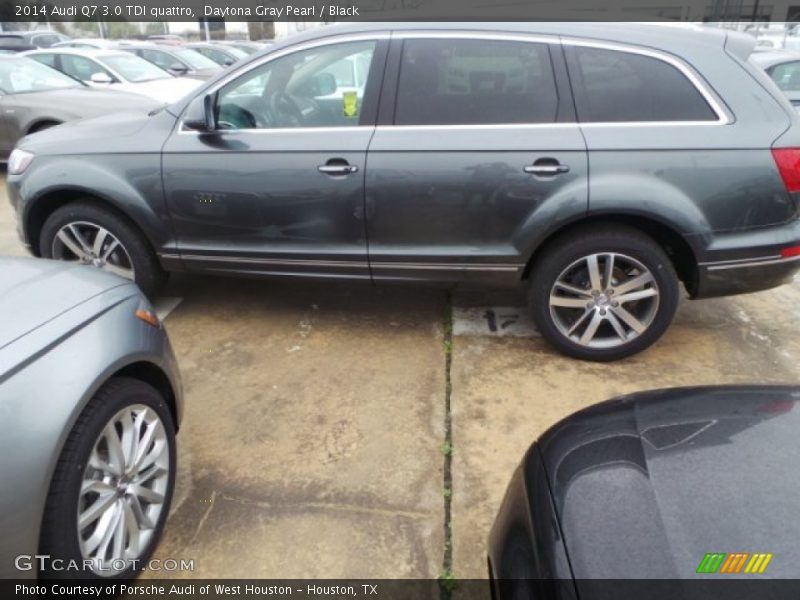 Daytona Gray Pearl / Black 2014 Audi Q7 3.0 TDI quattro