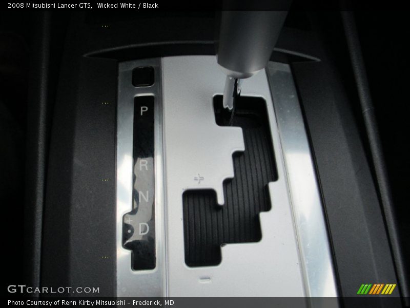 Wicked White / Black 2008 Mitsubishi Lancer GTS