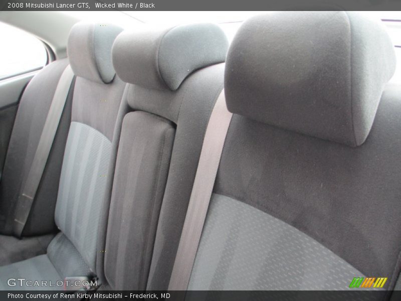 Wicked White / Black 2008 Mitsubishi Lancer GTS