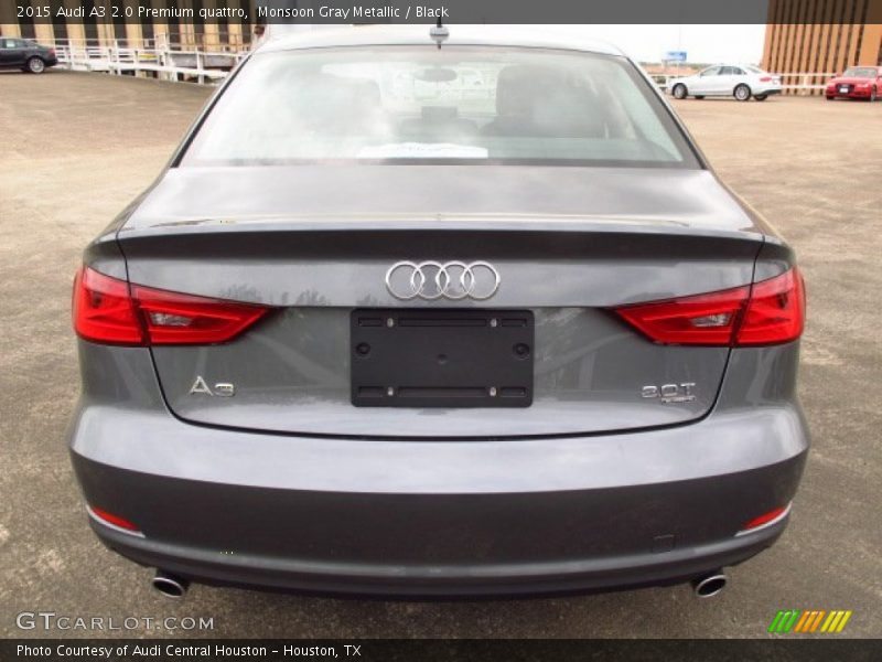 Monsoon Gray Metallic / Black 2015 Audi A3 2.0 Premium quattro