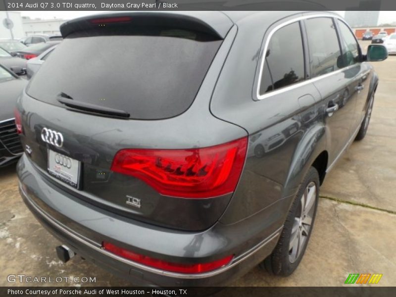 Daytona Gray Pearl / Black 2014 Audi Q7 3.0 TDI quattro