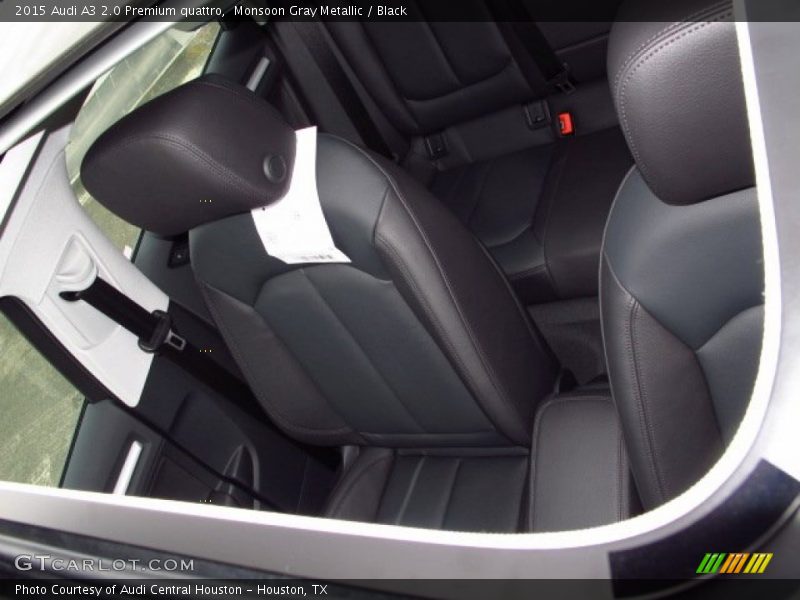 Monsoon Gray Metallic / Black 2015 Audi A3 2.0 Premium quattro