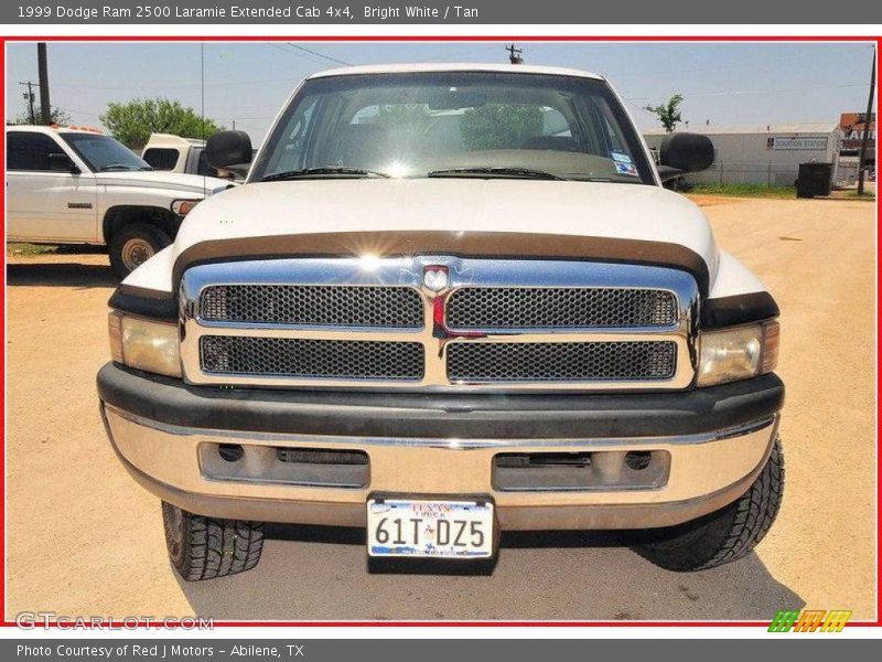 Bright White / Tan 1999 Dodge Ram 2500 Laramie Extended Cab 4x4