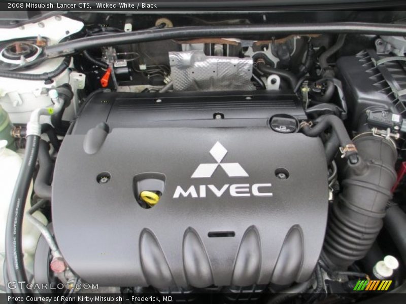 Wicked White / Black 2008 Mitsubishi Lancer GTS