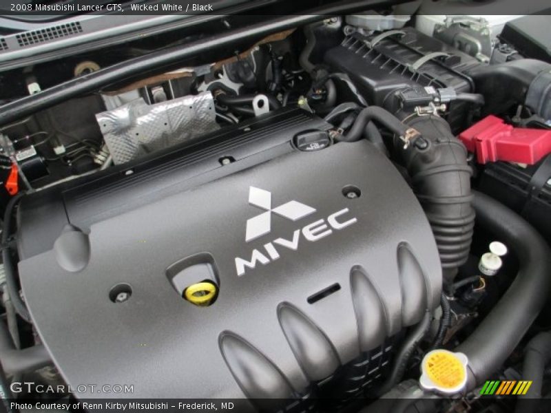 Wicked White / Black 2008 Mitsubishi Lancer GTS