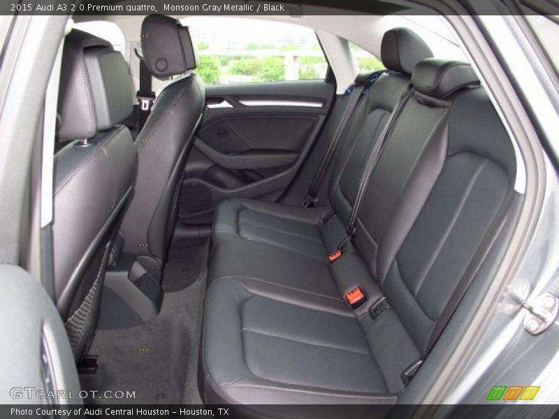 Monsoon Gray Metallic / Black 2015 Audi A3 2.0 Premium quattro