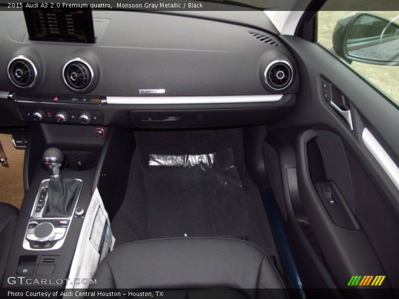 Monsoon Gray Metallic / Black 2015 Audi A3 2.0 Premium quattro