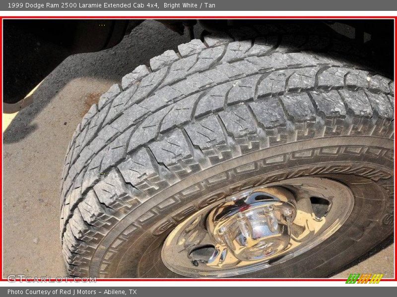 Bright White / Tan 1999 Dodge Ram 2500 Laramie Extended Cab 4x4