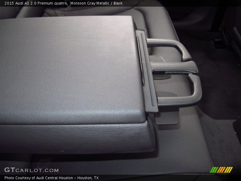 Monsoon Gray Metallic / Black 2015 Audi A3 2.0 Premium quattro