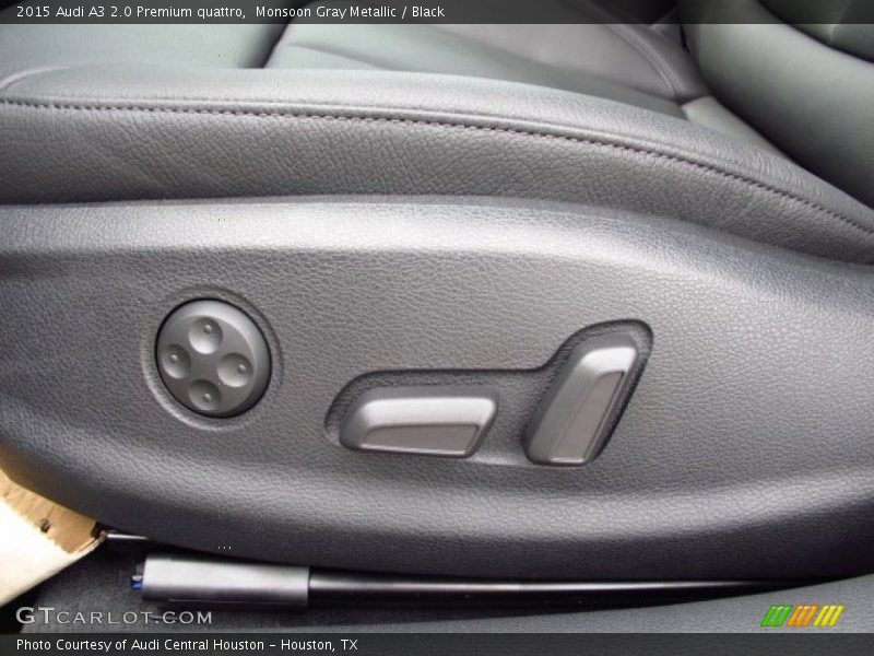 Monsoon Gray Metallic / Black 2015 Audi A3 2.0 Premium quattro