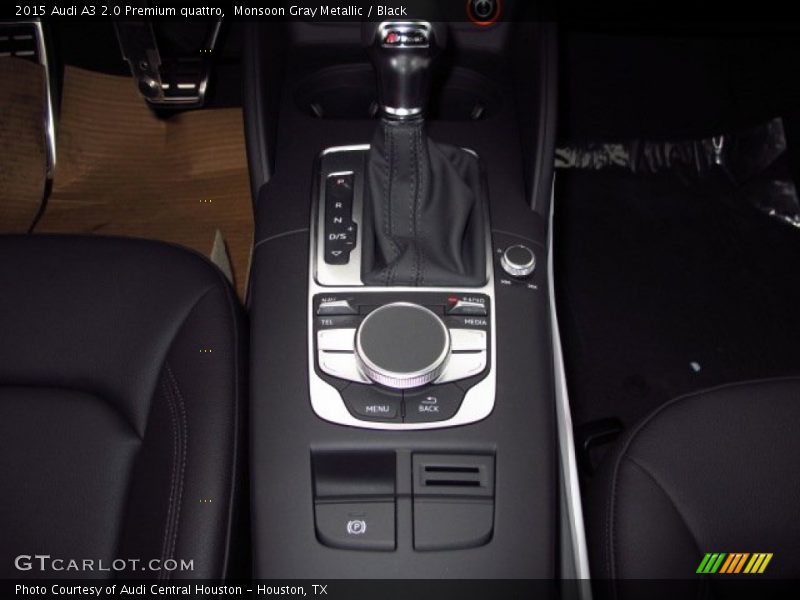 Monsoon Gray Metallic / Black 2015 Audi A3 2.0 Premium quattro