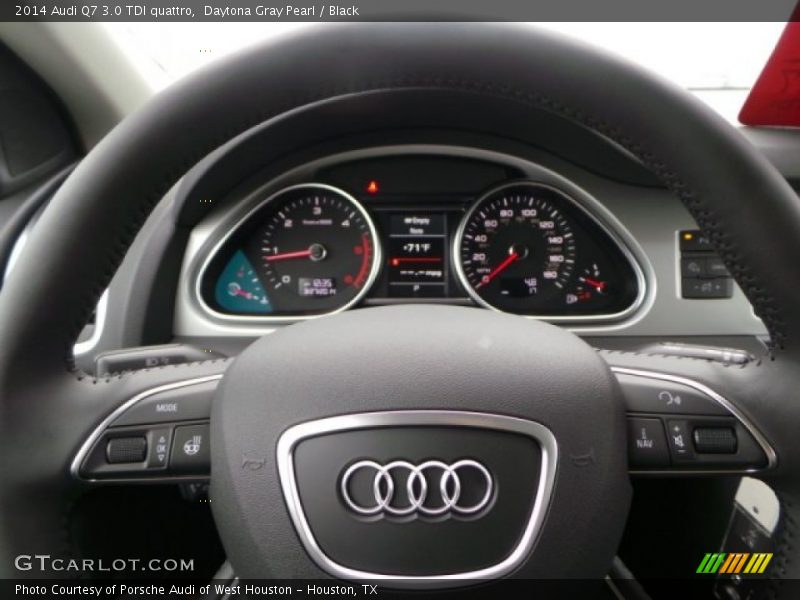 Daytona Gray Pearl / Black 2014 Audi Q7 3.0 TDI quattro