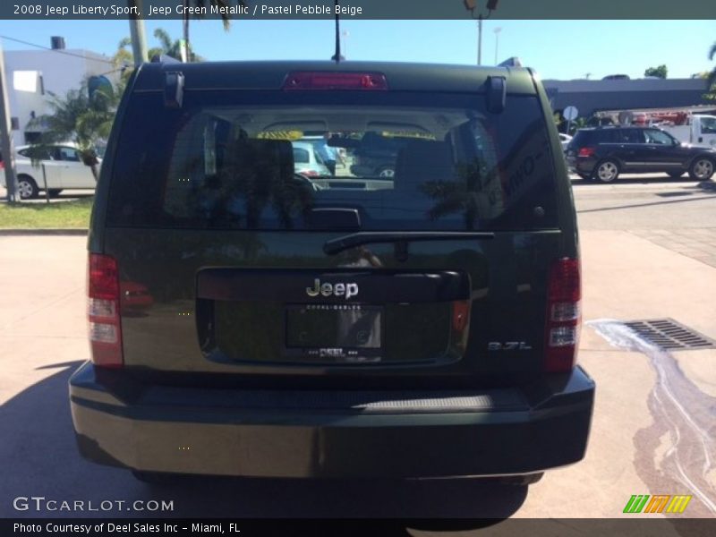 Jeep Green Metallic / Pastel Pebble Beige 2008 Jeep Liberty Sport