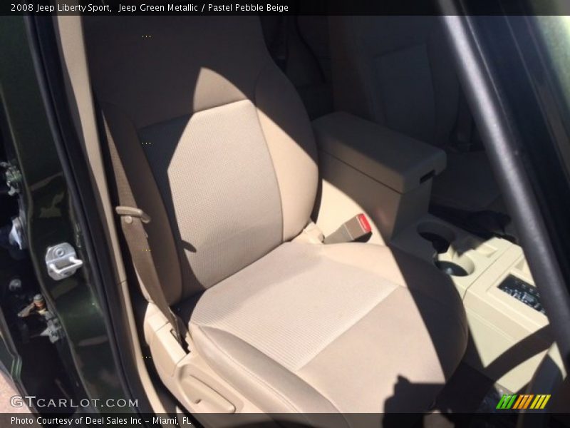 Jeep Green Metallic / Pastel Pebble Beige 2008 Jeep Liberty Sport