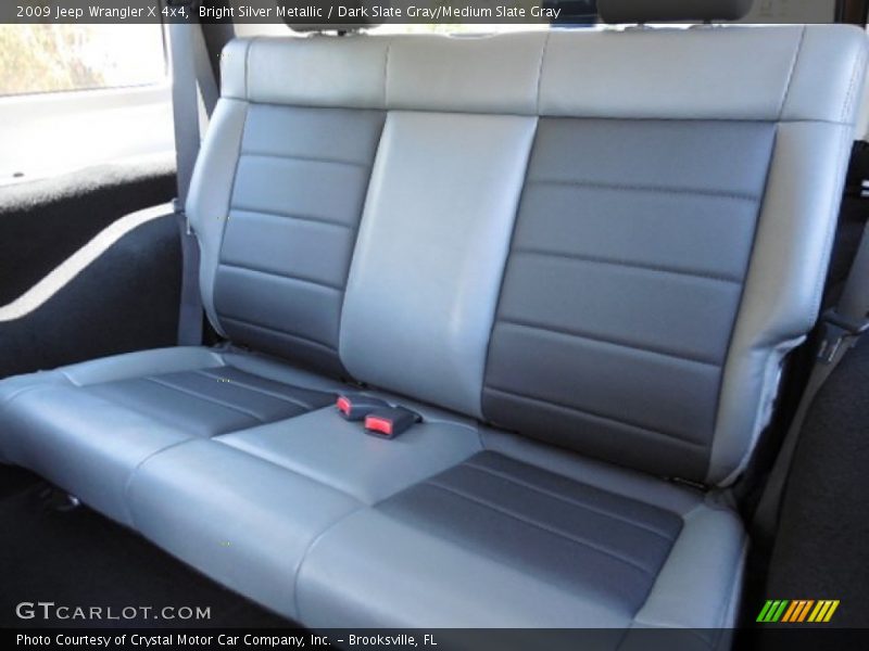 Bright Silver Metallic / Dark Slate Gray/Medium Slate Gray 2009 Jeep Wrangler X 4x4
