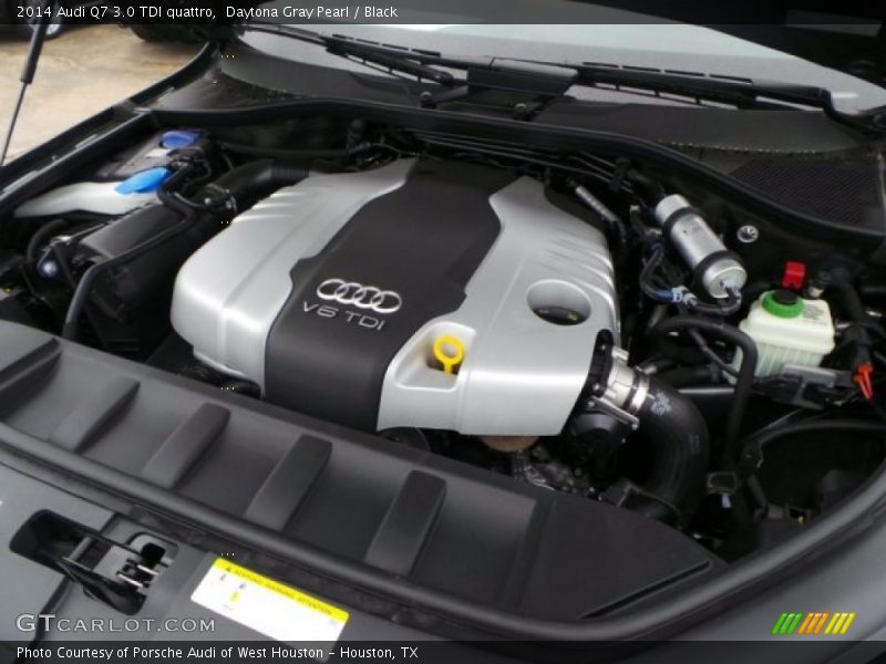 Daytona Gray Pearl / Black 2014 Audi Q7 3.0 TDI quattro