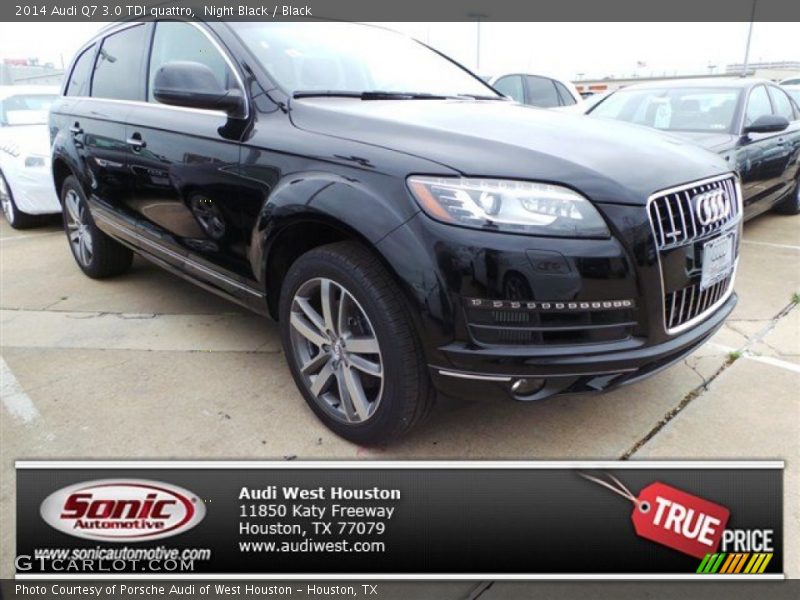 Night Black / Black 2014 Audi Q7 3.0 TDI quattro