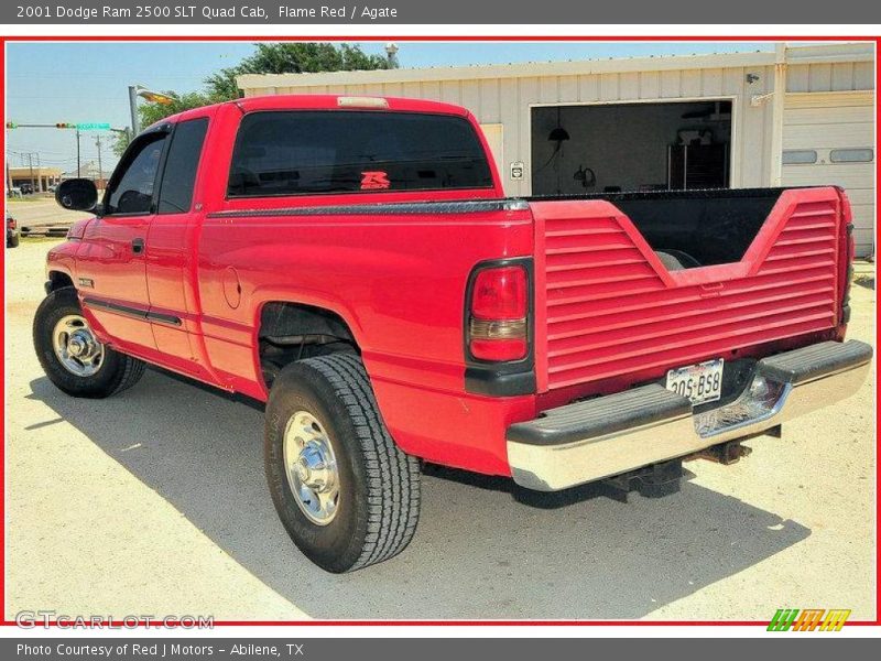 Flame Red / Agate 2001 Dodge Ram 2500 SLT Quad Cab